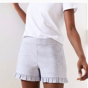 Loft Ruffled hem Pockets Short Size 0